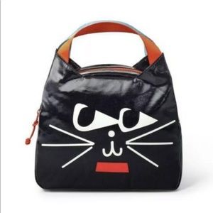 Christian robinson black cat lunch bag